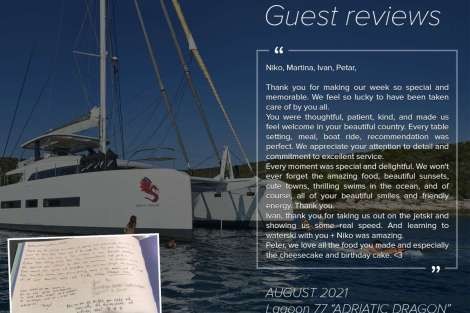 Review img # 4 of the yacht ADRIATIC DRAGON (Lagoon 77)