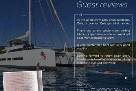 Review img # 5 of the yacht ADRIATIC DRAGON (Lagoon 77)