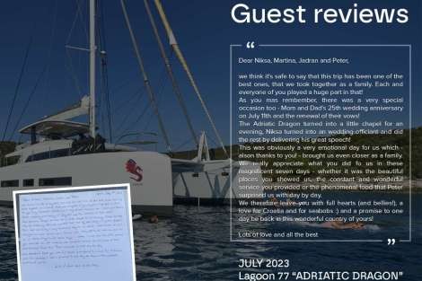 Review img # 7 of the yacht ADRIATIC DRAGON (Lagoon 77)