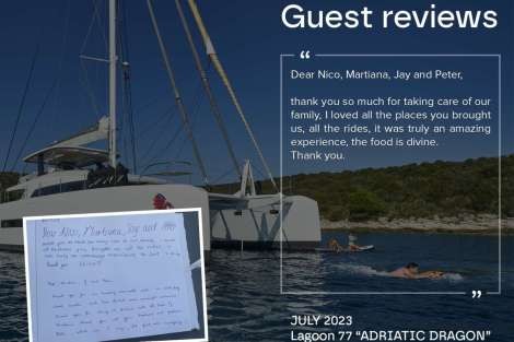 Review img # 9 of the yacht ADRIATIC DRAGON (Lagoon 77)