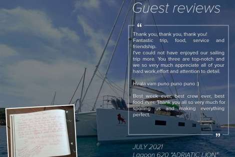 Review img # 6 of the yacht ADRIATIC LION (Lagoon 620)