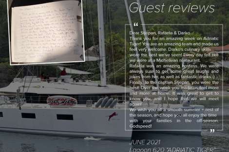 Review img # 3 of the yacht ADRIATIC TIGER (Lagoon 620)