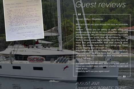 Review img # 6 of the yacht ADRIATIC TIGER (Lagoon 620)