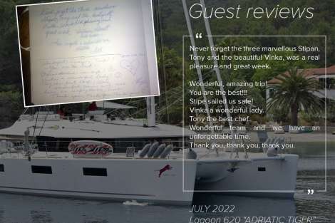 Review img # 11 of the yacht ADRIATIC TIGER (Lagoon 620)