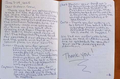 Review img # 1 of the yacht Gideon