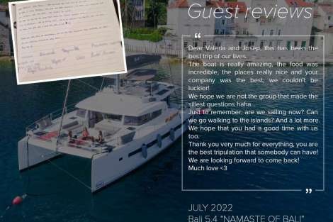 Review img # 7 of the yacht NAMASTE OF BALI (Bali 5.4.)