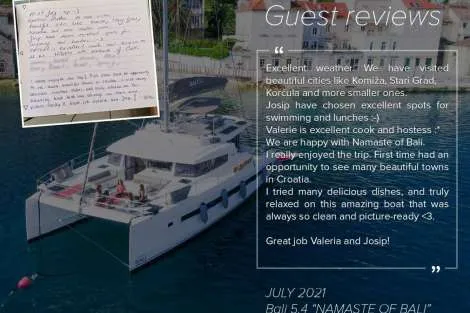 Review img # 1 of the yacht NAMASTE OF BALI (Bali 5.4.)