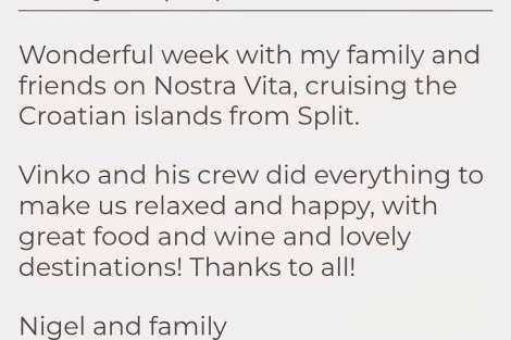 Review img # 4 of the yacht NOSTRA VITA