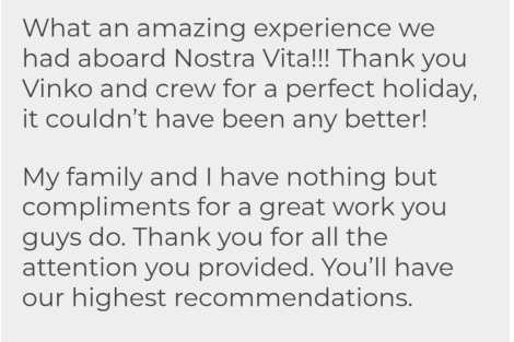 Review img # 6 of the yacht NOSTRA VITA